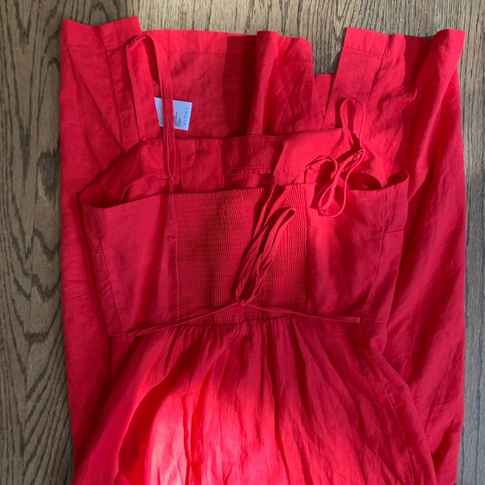 Urban Outfitters Poppy Red Midi Dress - Picture 6 of 6